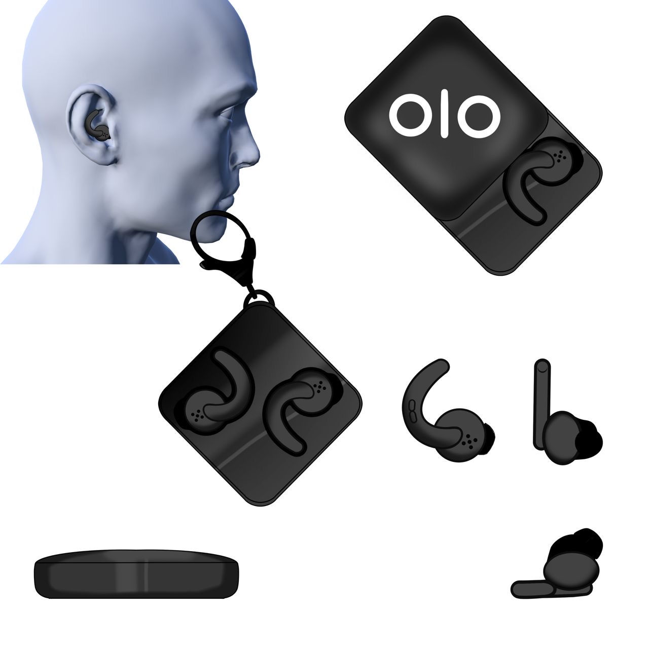 0i0 Earbuds with Case